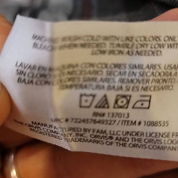 Mens orvis plaid shirt size xxl - Picture 8 of 8